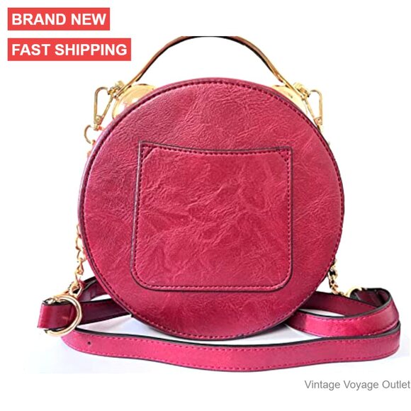 Working Clock Purse Crossbody Shoulder Bag Novelty Steampunk Retro Handbag - Picture 5 of 7